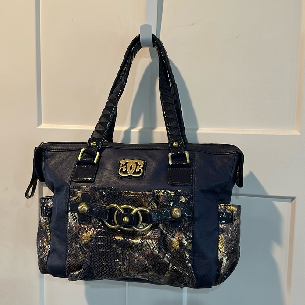 Sharif leather shoulder bag